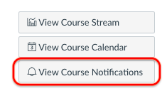 view course notifications button circled