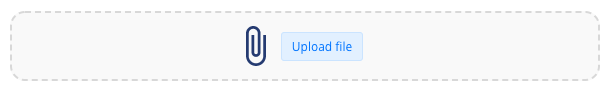 Upload file button